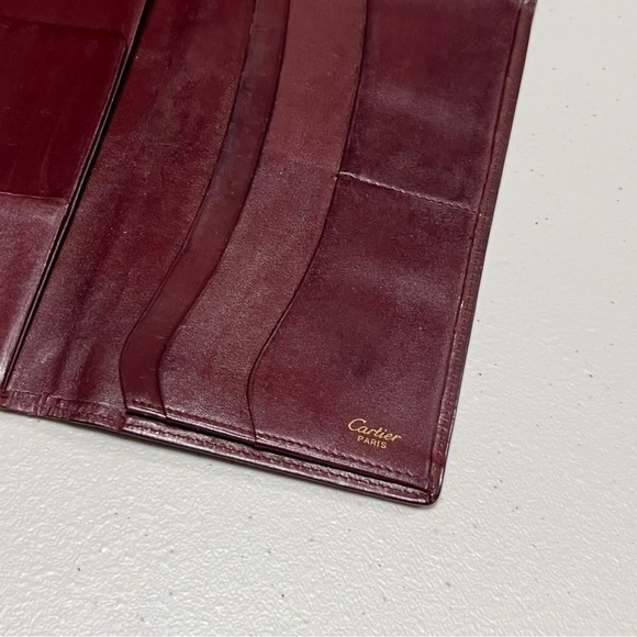 Cartier Bifold Wallet / Check holder Leather - Picture 9 of 16